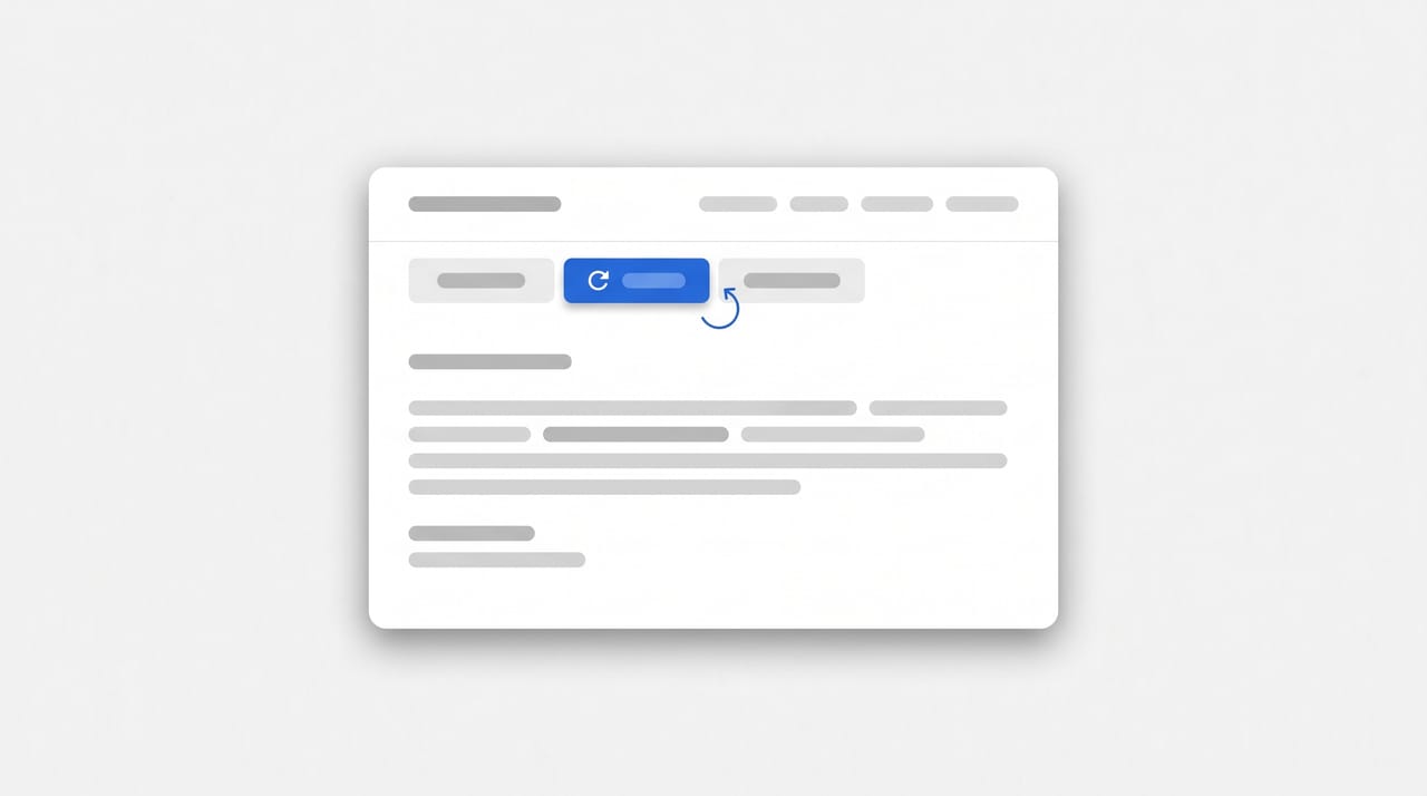 Illustration of an Outlook sent email flowing back through a refresh arrow and out again with a resend paper plane icon