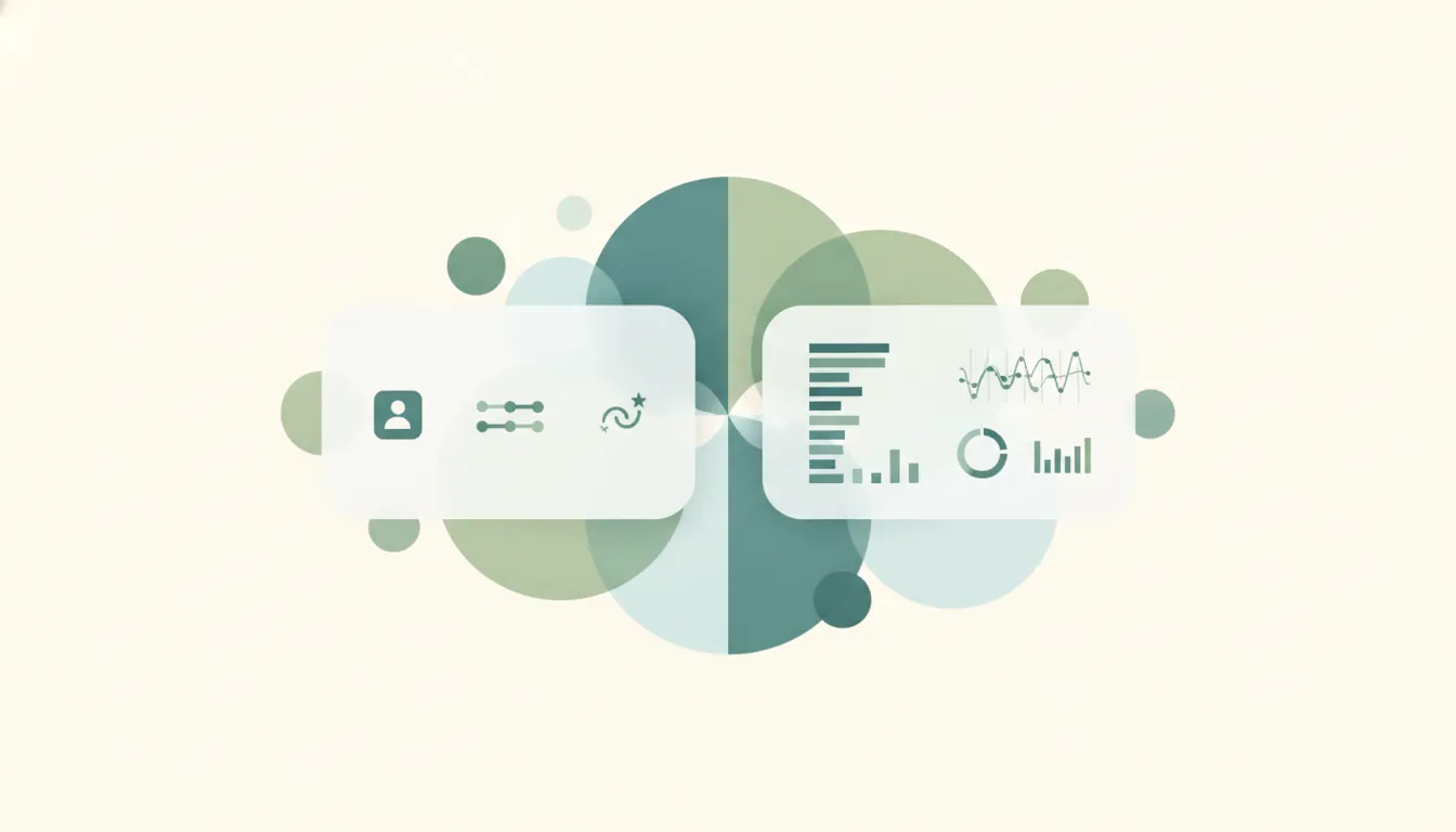 A HubSpot icon and a Salesforce icon side by side, representing a comparison between the two tools