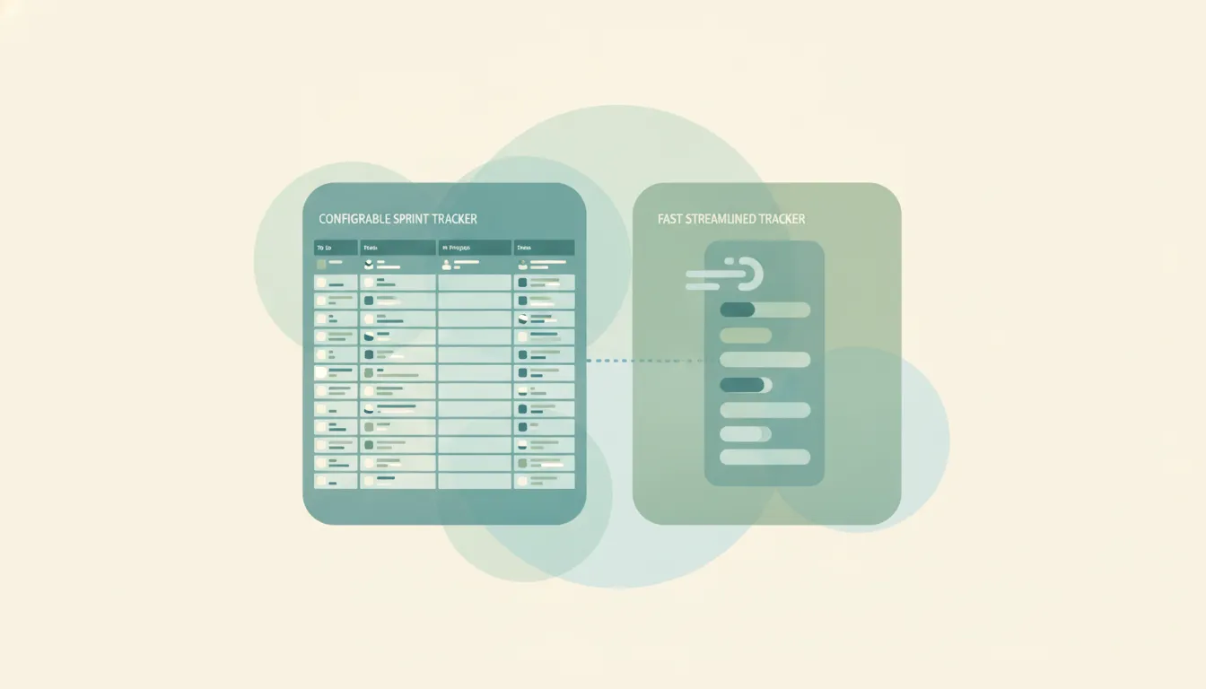A Jira icon and a Linear icon side by side, representing a comparison between the two tools