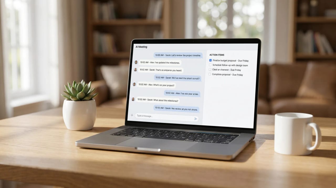 Grid of AI assistant tool icons floating around a workspace representing Lyra alternatives for personal scheduling