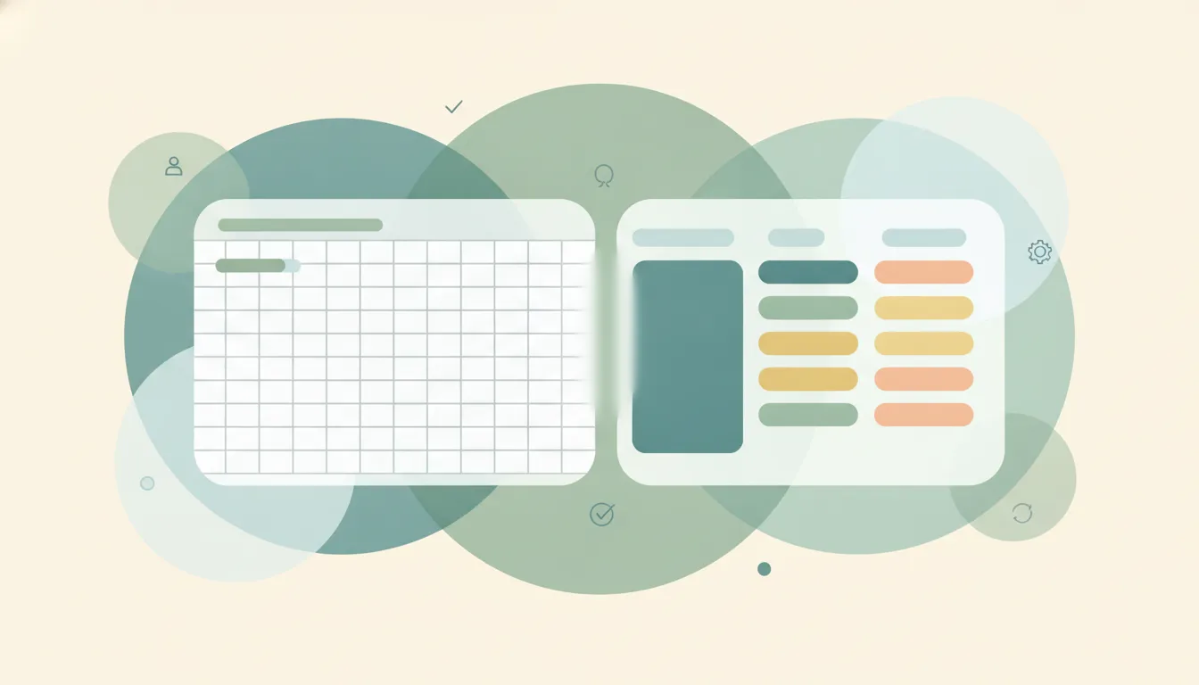 A Smartsheet icon and a monday.com icon side by side, representing a comparison between the two tools