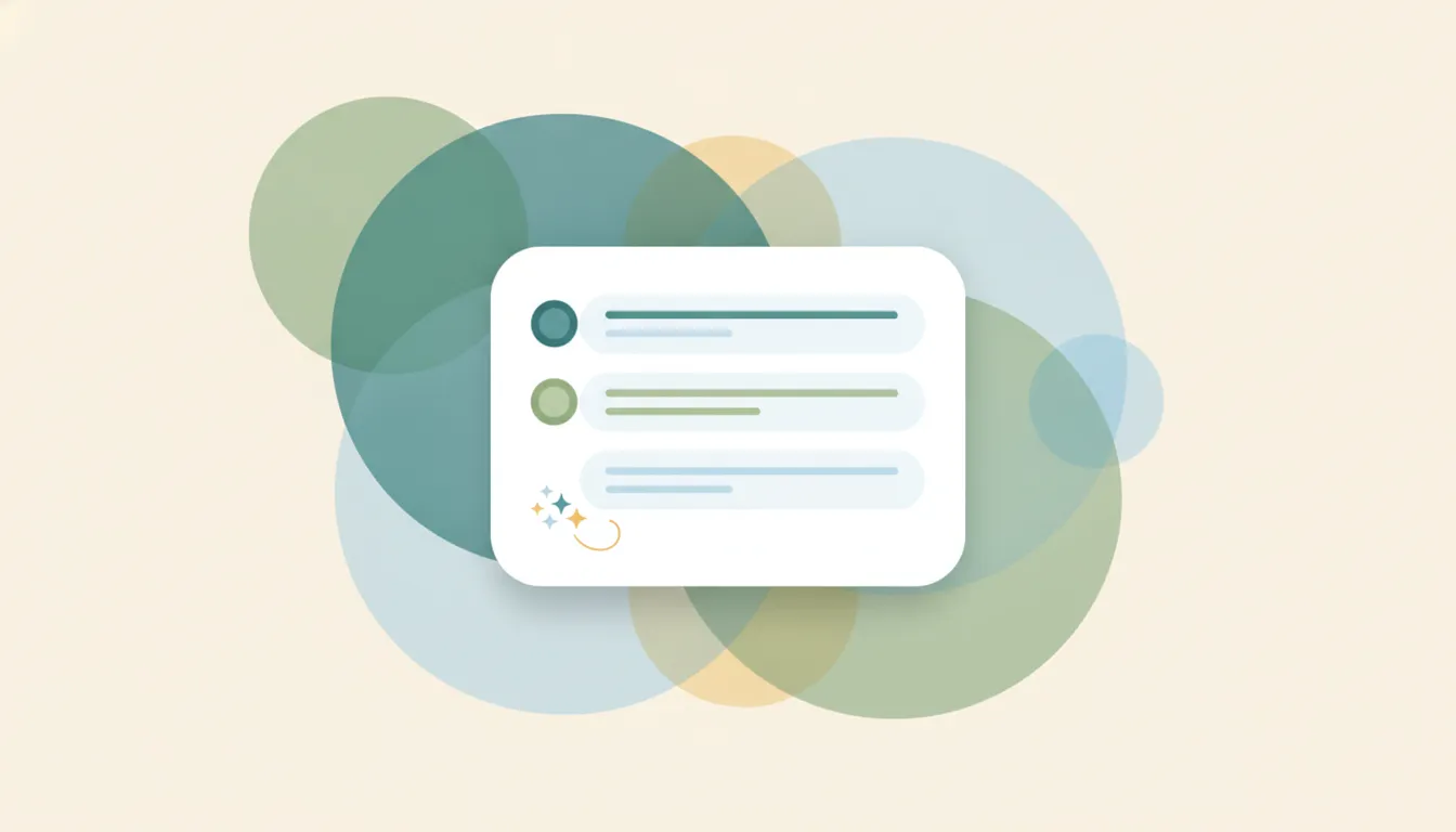 Inbox card with messages sorted into color tags and an AI sparkle drafting a reply, illustrating an AI-native inbox