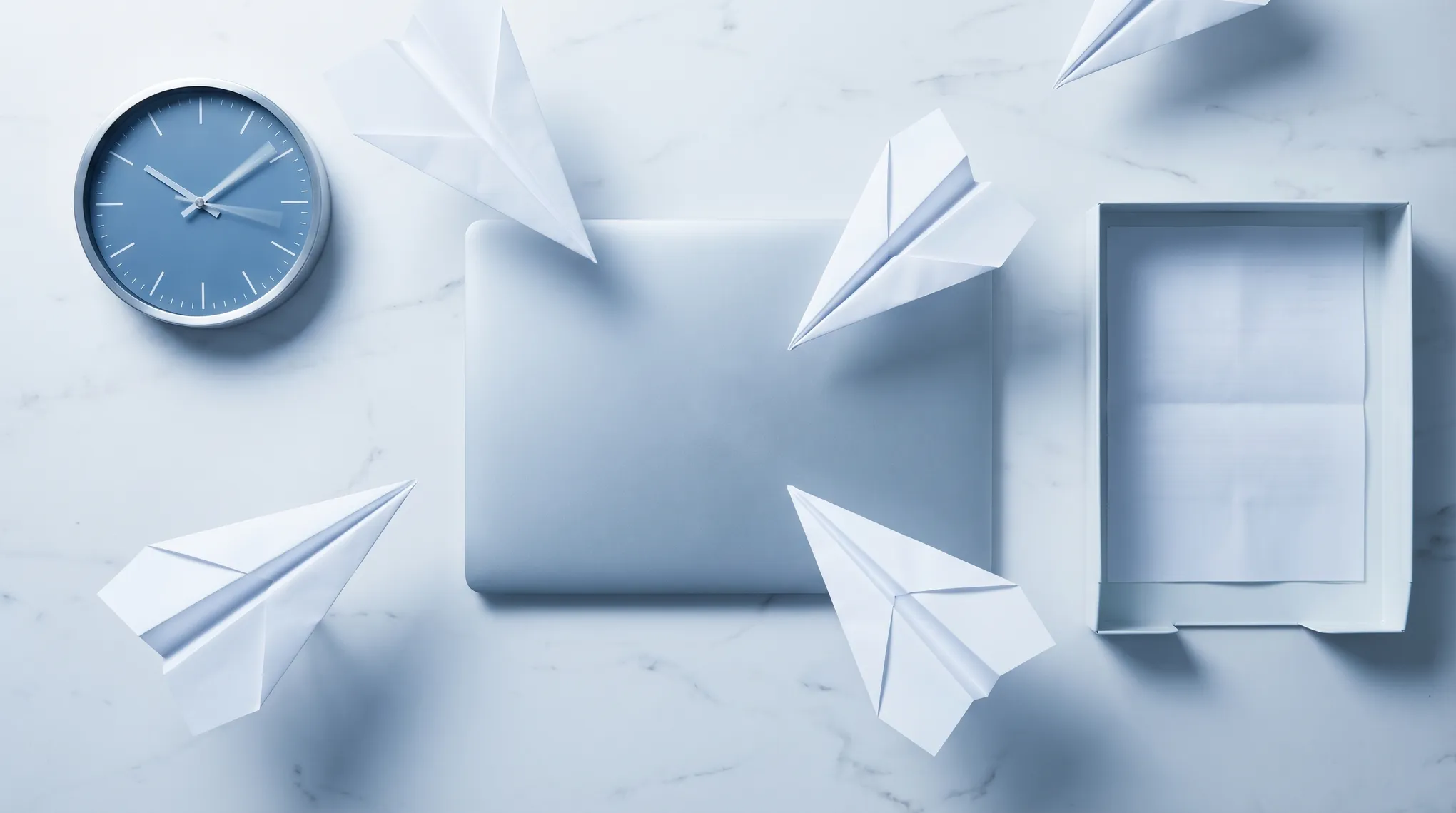A fast keyboard-driven email client surrounded by alternative email app icons