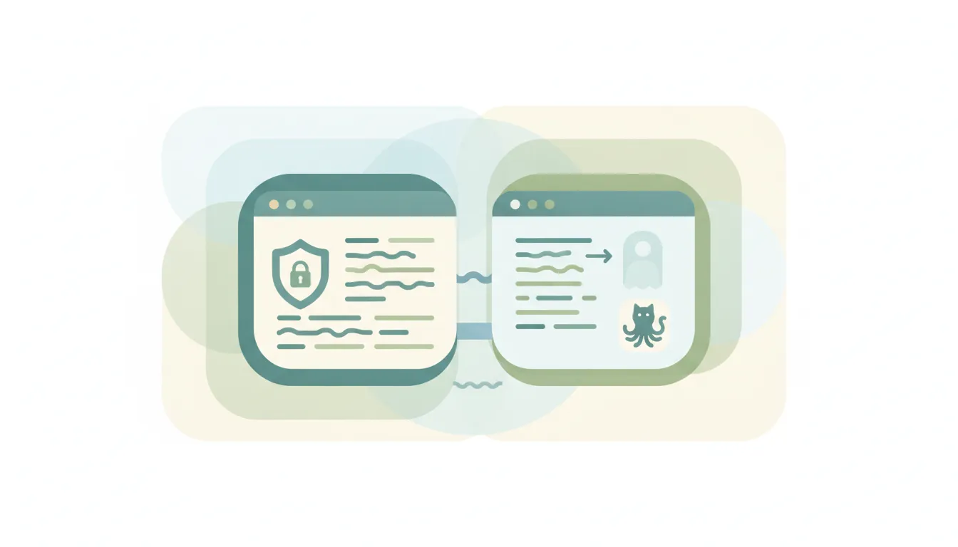 A Tabnine icon and a GitHub Copilot icon side by side, representing a comparison between the two tools