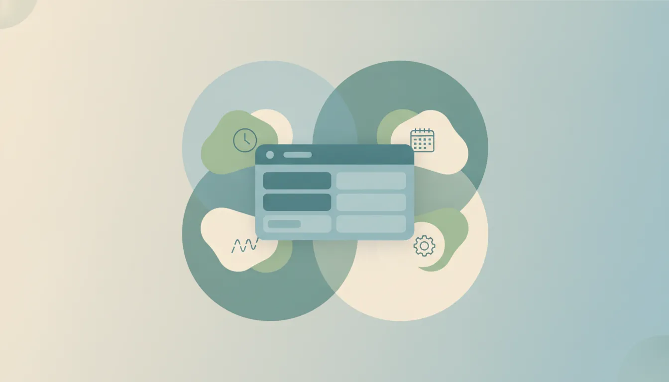 A central UI-component card ringed by alternative builder cards, illustrating v0 alternatives