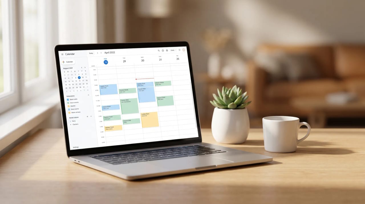 Grid of minimalist calendar app icons floating around a clean weekly schedule representing Zero Calendar alternatives
