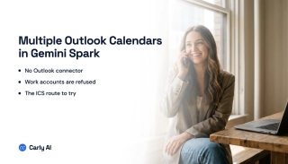 Connect Multiple Outlook Calendars to Gemini Spark